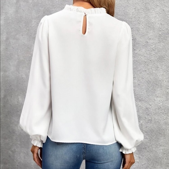 Boho frill trim blouse - Picture 3 of 15